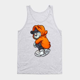 Hooded Teddy bear Tank Top